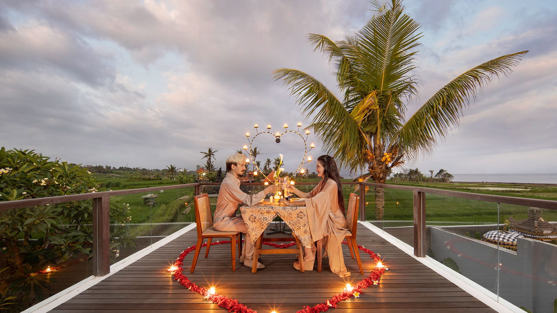 Agrapana Beach Villa - In Villa Romantic Dinner at The Rooftop